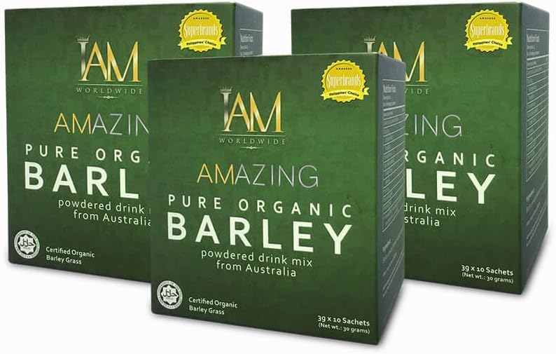 IAM Amazing Pure Barley pulveriseret drik mix fra Australia-3 bokse