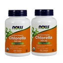 Now Foods Chlorella 500 mg, 200 tabletter (pakke med 2)