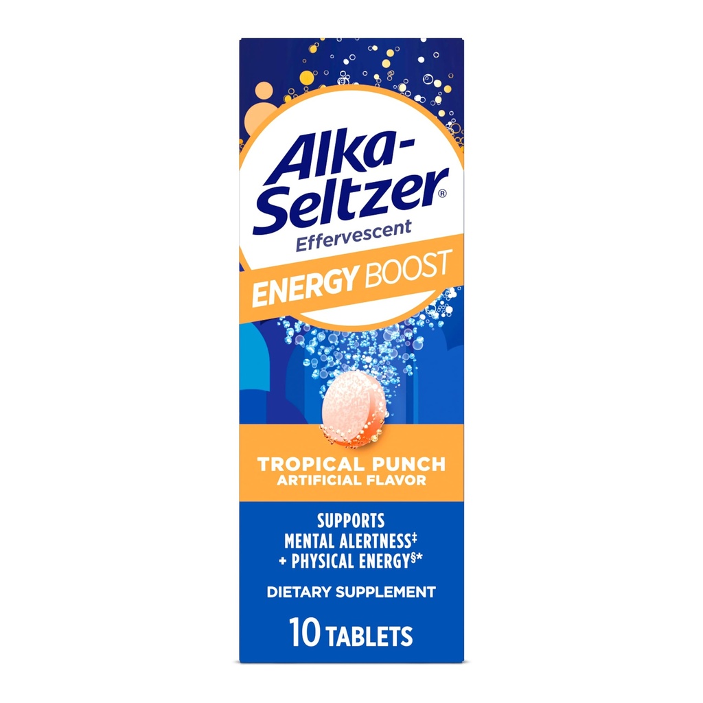 Alka- Seltzer Energy Boost, 10kt