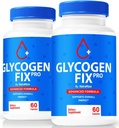 (2 Pack) Glycogen Fix Pro Kapsler, All- Natural Blood Support Formel, Premium tillæg til støtte sund livsstil og vedligeholde stabile niveauer, officielle GlycogenFix Pro Anmeldelser (120 Kapsler)