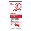 Genexa Infants 'Clean Acetaminophen Mea124; Pediatrician Foretrukne Ingredienser Mea Reliever & Fever Reducer for Babyer Measures 124; Dye Free, 0% Kunstige tilsætningsstoffer Measures 124; Delicious Organic Cherry Flavor, 2 fl oz