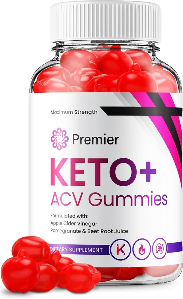 Premier Keto ACV Gummies - Advanced Formel Premiere Keto Plus ACV Gummies Apple Cider Vincious Premier ACV Kosttilskud Anmeldelser Mænd Kvinder (60 Gummies)