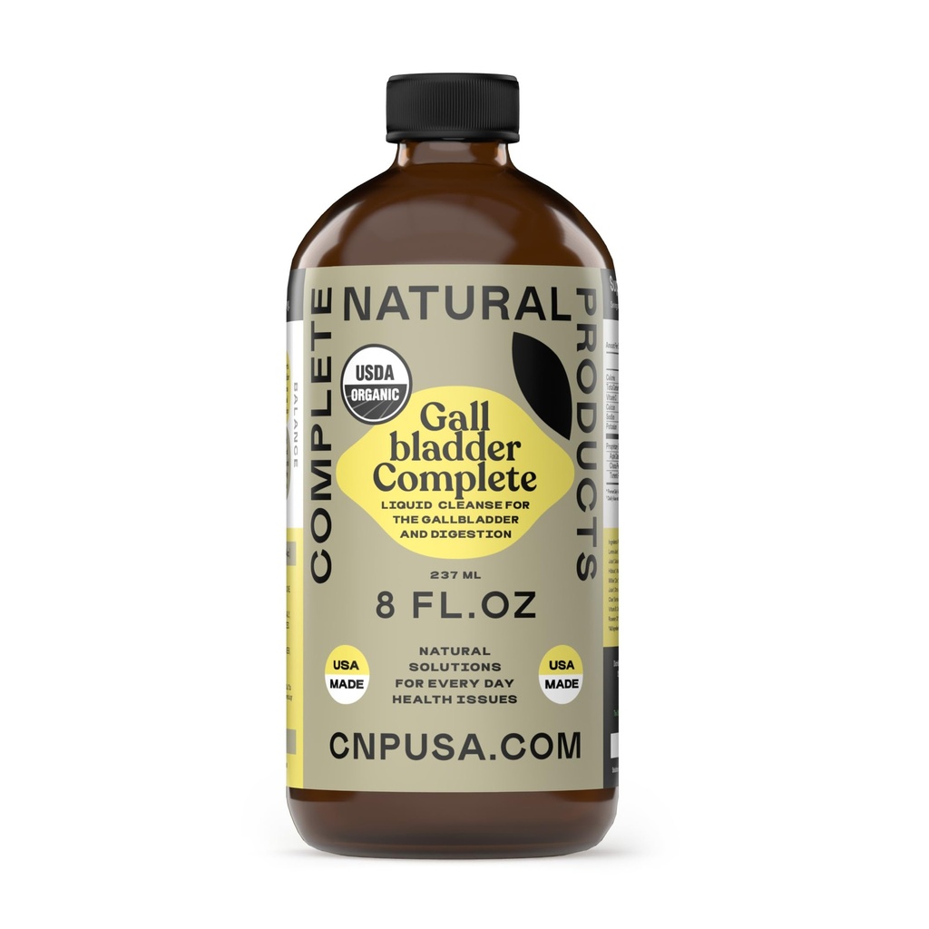 Gallblære Complete 8oz Organic Liquid Koncentrat - fordøjelsesbesvær Bitters supplement