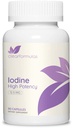 Høj potens Kalium Jod supplement - Kalium Jodide USP og Gratis jod kapsler 12.5mg Præcise Dosering Blend - Capsule Alternativ til Lugol supplement til Thyroid Energi & Immunitet (3 måneder)