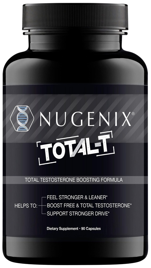 Nugenix Total- T, Gratis og i alt Testosteron Booster tillæg for mænd, 90 Greve