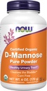 Now Foods Supplements, D- Mannose Powder, Non- GMO Project Verified, Sund urinveje *, 6-Ounce