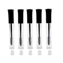 5PCS / 5ML Genanvendelig Tom Eyelash Growth Oil Mascara Flasker Tube Holder Container Eyelash Wand Hætteglas med børste