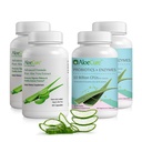 AloeCure Organic Aloe Vera Capsules Pack - 4 stykker - 2 x Aloe Vera Capsules, 2 x Probiotika + enzymer