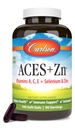 Carlson - ACES + Zn, Vitaminer A, C, E + Selenium & Zink, Cellular Health & immunsupport, Antioxidant, 180 Softgel