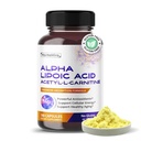 Alpha Lipoic Acid Acetyl- L- Carnitin - Support Bstige Cleanse, Urinary Tract Health - 180-dages levering - Lavet i USA