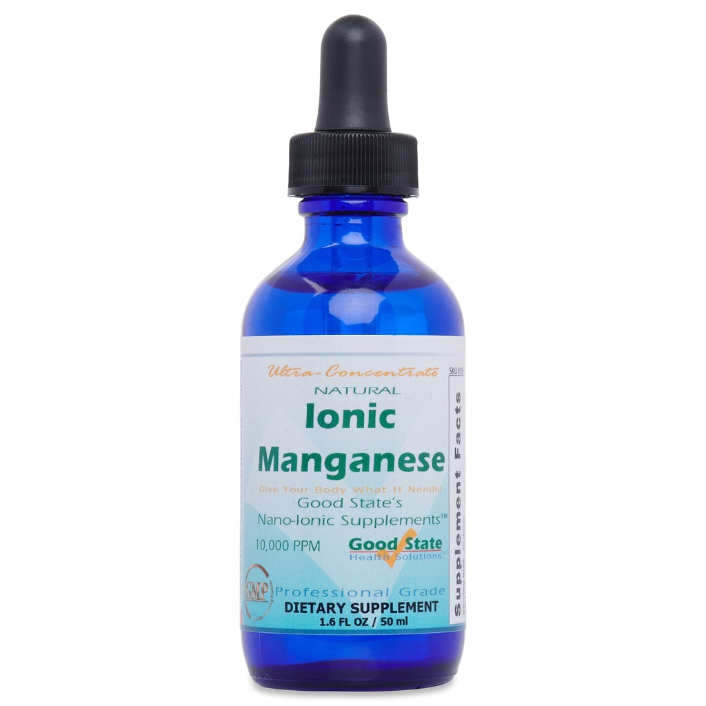 God Stat - 124; Naturlig Ionic Mangan - 124; Flydende koncentrat - 124; Nano Sized Mineral Technology - 124; Professionel Grade Kosttilskud - 124; 1.6 Fl oz Flaske (50 ml)