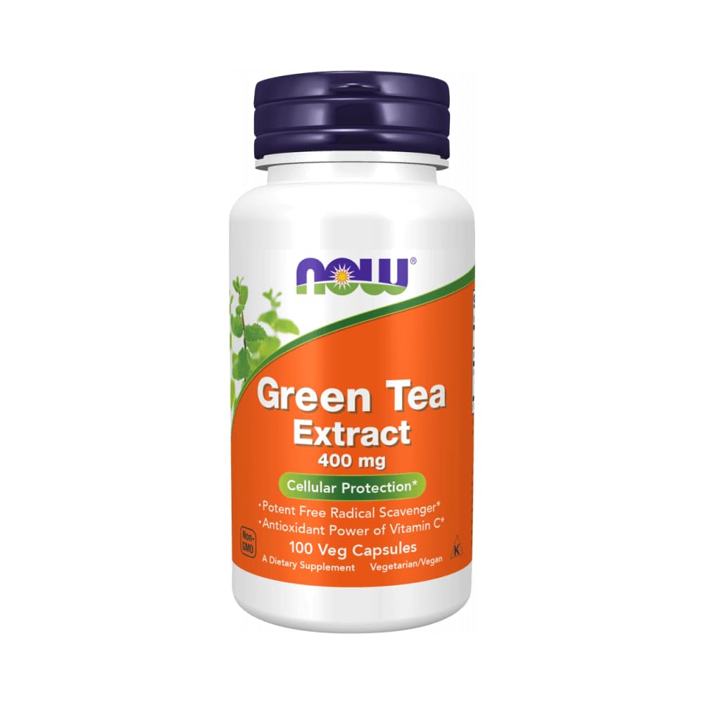 NOW FøDEVARER Green Tea Extract 400mg 60% kapsler, 100 CT