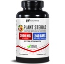 Healthfare Plant Steroler Capsules 2000mg; 240 Vegan Capsules ttesmå 124; Beta Sitosterol & Phytosterol Complex 124; Plant- baseret Supplement- 124; Non- GMO & Gluten- Free • 124; Fremstillet i USA