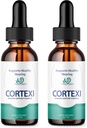 (Officiel) Cortexi Tinnitus Behandling Hørestøtte med Chrom, Grape Seed, Astragalus, Maca Root - Cortexi Hørestøtte Drops Supplement Cortexi Tinnitus Behandling for Ringøre (4oz)