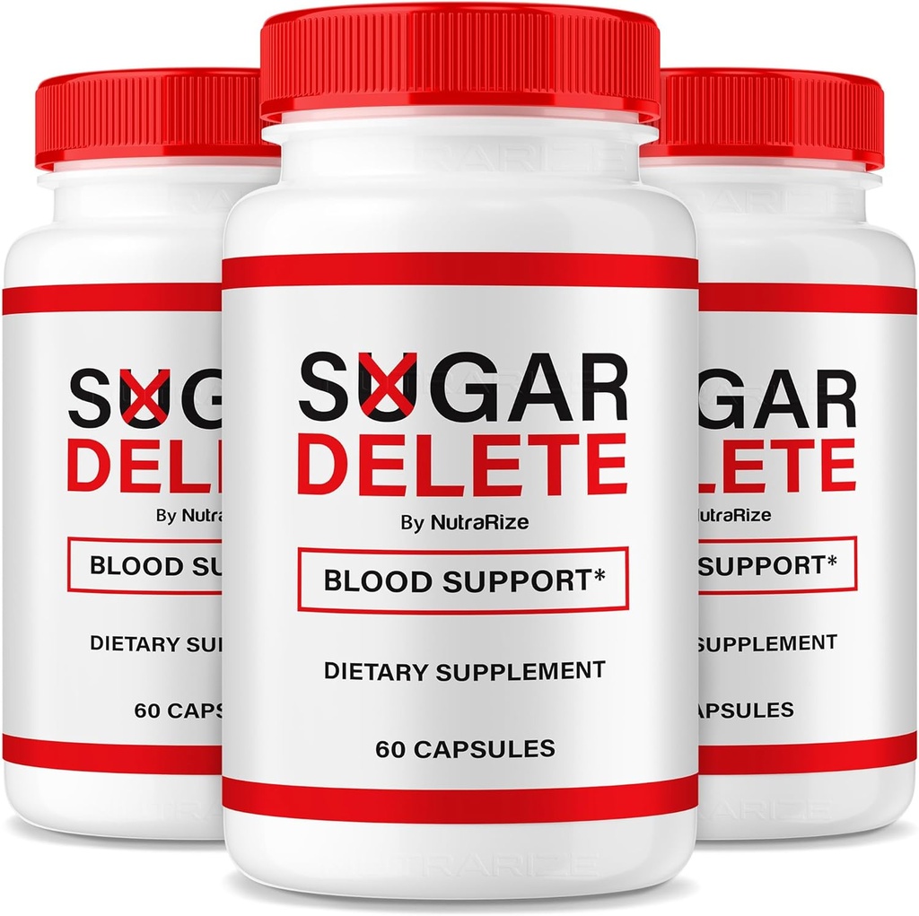 NutraRize (3 Pack) Sukker Delete Kapsler, Officiel støtte Formel for samlet sundhed, Sukker Delete Pills til at vedligeholde sunde stable niveauer, Premium SugarDelte Pastillas anmeldelse (180 Kapsler)