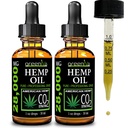 GreenIVe Hamp Drops 28.000mg naturligt dyrkede Hamp Oil Drops Vegan Omegas naturlige potent resultater (2 Pack)