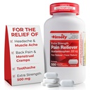 Tidligt Acetaminophen 500mg - 500 kapsler - Ekstra styrke smertelindring - Sammenlignet med det aktive stof i Extra Strength - Menstruelle kramper, Feber Reducer, Mindre smerte af arthritis