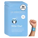 Den gode Patch Nite Owl Patch, Natural Sleep Patch Support for Kid Bedtime med Tart Cherry, Kamille, og Skullcap, Plant drevet, Vedvarende Release (36 Total Patches)