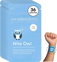 Den gode Patch Nite Owl Patch, Natural Sleep Patch Support for Kid Bedtime med Tart Cherry, Kamille, og Skullcap, Plant drevet, Vedvarende Release (36 Total Patches)