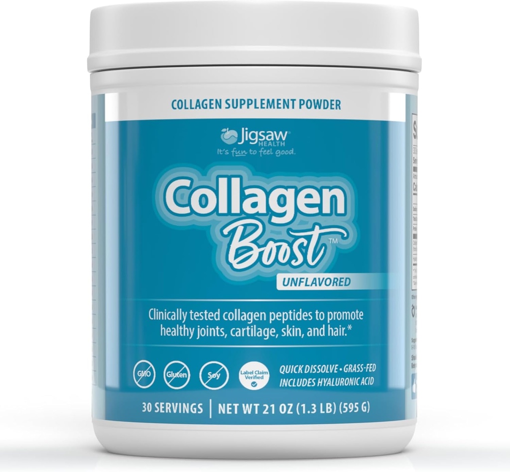 Jigsaw sundhed kollagen Boost Budding124; fremmer sund Joints, Cartiage, Hud, og hår Budding124; 30 Servering