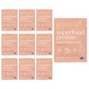 Boobie Body Superfood Protein Meal Erstatning Shake, Vanilla Chai Flavor; 19g Protein Shue 124; Safe For Graviditet, Amning, & Barnhood Shake 124; Organic, Vegan, Zero Sugar, 10 Single Serve Packets (1,02 oz hver)