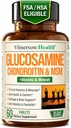 Glucosamin Chondroitin MSM Supplement - Avancerede fælles kosttilskud til mænd og kvinder w / Glucosamin Sulfate 1000mg, Chondroitin Sulfate & MSM, Vitamin B12 og mere til fælles sundhed - FSA berettiget