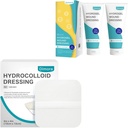 Hydrocolloid Sår Klædning 10 Pakning Ultra Thin 4 "x 4" + 2 Pakninger Hydrogel Sår Klædning