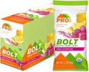 PROBAR - Bolt Organic Energy Chews, Pink Lemonade, Non-GMO, Gluten- Free, USDA Certified Organic, Sund, Natural Energy, Fast Fuel Gummies med Vitaminer B & C (12 Greve)