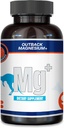 Outback serien Magnesium + tillæg - 300mg Magnesiumcitrat & Glycinat - 90 Tælling