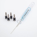 Kolloid sølv - 124; par af Pure Silver Wire 99,99% - 124; certifikat - 124; 9999 - 124; 12 gauge - 124; FromBora Kolloid Sølv Generator - Wire - 124; Plus 4pcs Wire Indehavere