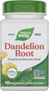Nature 's Way Mælkebøtte Root, Traditional Diuretic Herb *, Vegan Mælkebøtte Root Capsules, 100 Greve (Packaging May Vary)