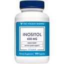 Den Vitamin Shoppe Inositol 650MG, Understøtter sund lever & cellulær funktion (100 kapsler)