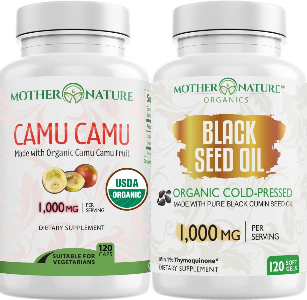 Camu Camu & Black Seed Kapsler - Organic Health Bundle