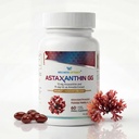 WELLENess Extract Astaxanthin 12mg Supplement - AstaREAL ™ Astaxanthin med GG- Gold ® Geranylgeraniol & DeltaGold ® Tocotrienoler, stærke antioxidanter til øje, hud & hjerte sundhed support - 60 Softgels