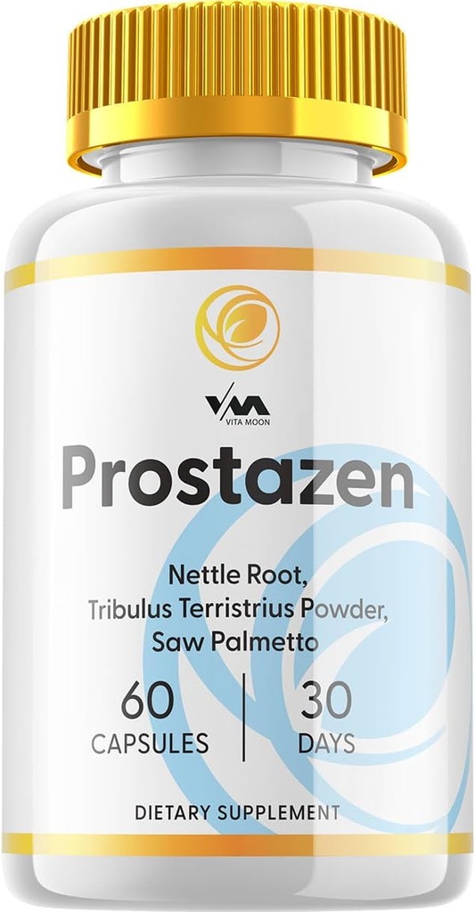 (1 Pack) Prostazen Prostata Support Kapsler - Prostazen Pills Supplement, Maksimal Styrke, Ny Forbedret Multivitamin Formulering, Prostazen Anmeldelser, 60 Kapsler