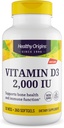 Sund oprindelse D3- vitamin, 2000 IE, 360 Tælling