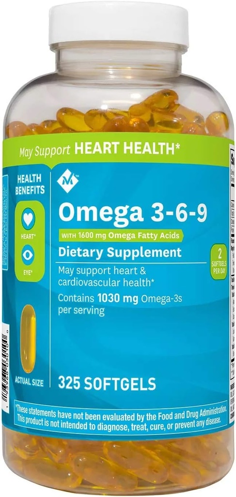 Medlemmer Mark Omega 3-6-9 Kosttilskud (325 Tæl)