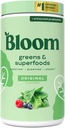 Bloom Nutrition Superfood Green Powder, fordøjelsesenzymer med probiotika og Prebiotika, Gut Health, Bloating Relief for Women, Chlorella, Green Juice Mix med Beet Root Powder, 60 SVG, Original