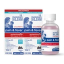 Moar 's Bliss Children' s Pain and Fever Reducer, Kids Acetaminophen, Dye Free, Lækker blandet Berry Flavor, Age 2 +, 4 Fluid Ounces (Pack of 2)