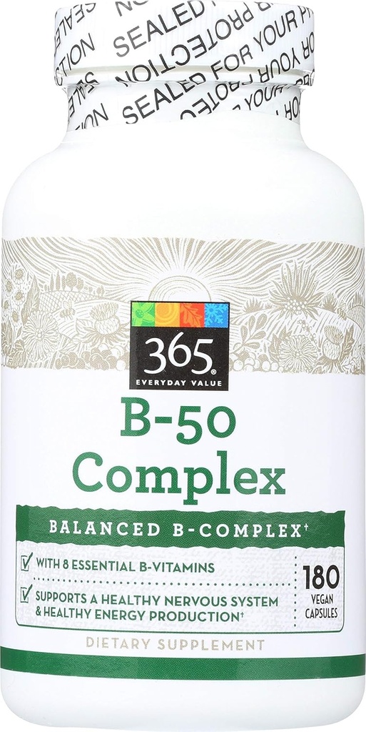 365 af Whole Foods Market, B - 50 Complex, 180 ct