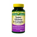 ij Super vitamin B- Complex tabletter Kosttilskud, 100 Tæl