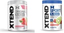 XTEND Original BCAA Powder Watermelon Explosion & Sport BCAA Powder Strawberry Kiwi Splash - Electrolyte Powder for Recovery & Hydration with Amino Acids - 30 Servings