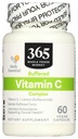 365 af Whole Foods Market, Buffered C Vitamin Complex, Vegan, 60 kapsler