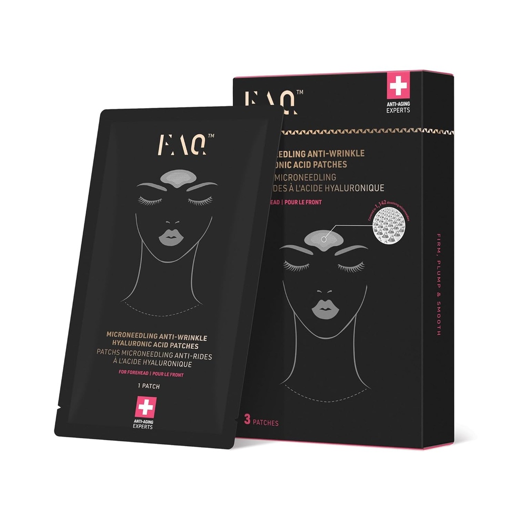 FAQ Hyaluronsyre patches for forhead - Forhead patches - Rejser -venlig hudpleje - 3 stk.