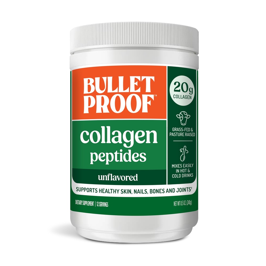 Bulletproof Collagen 18g Protein Powder, 8,5 oz, Unflavored