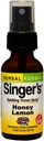 Urter Etc. Singer 's Saving Grace Honey Lemon - Herbal Remedy for Throat Comfort - Lindrende, Hydrating Support med lakrids - Alkohol- Baseret - 1 fl oz (75 Servere)