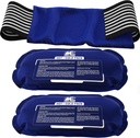 Ispakninger til skader Genanvendelige (3- stykke sæt) - Varm og kold ispakterapi Gel Wrap Support - Understøtter inddrivelse, fælles og muskelsmerter - Knætter, Tilbage & Mere (3 stykke sæt - Classic)