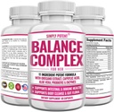 Balance Complex for kvinder, Candida Cleanse & Vaginal Health Dietary Supplement, Natural Formel med Oregano, Capac Acid, Aloe, Probiotika & Enzymes for Gut & Immunum Health Support, 60 kapsler