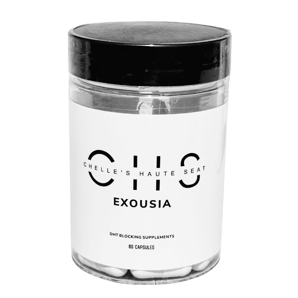 Chelles Haute Sæde Hårvækst Kosttilskud - Biotin, Zink, Saw Palmetto Buddy 124; DHT Blocker til Thicker, Stronger Hair Buddy 124; Reducerer nedslag & Thinning Buddy 124; 1 Måned Tilgang.