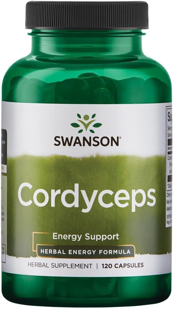 Swanson Cordyceps 600 Milligram 120 Kapsler